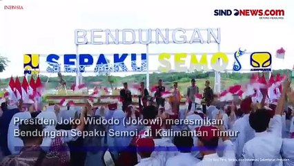 Video herunterladen: Jokowi Resmikan Bendungan Sepaku Semoi, Habiskan Anggaran Rp836 Miliar