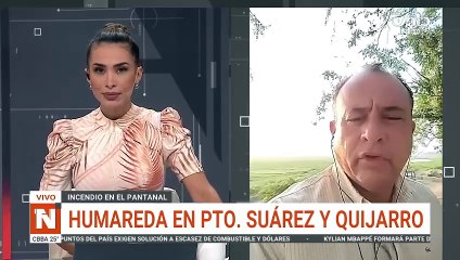 Subgobernador informa sobre incendios en la frontera con Brasil