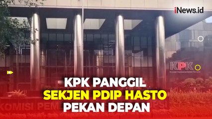 Sekjen PDIP Hasto Dipanggil KPK Pekan Depan Terkait Kasus Harun Masiku