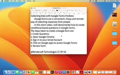 Conditional Based Google Forms