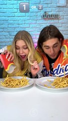 Normal contre Psychopathe  Manière folle de manger des frites 