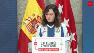 La confusión de Isabel Díaz Ayuso entre Leganés y Getafe