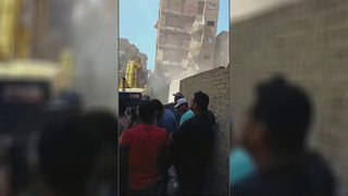إعلام مصري: قتلى وجرحى في انهيار مبنى من 5 طوابق في الدقهلية