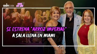 Se estrena “Arroz imperial” a sala llena en Miami