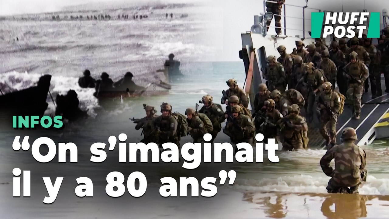 L’armée française débarque sur les plages de Normandie, 80 ans plus tard