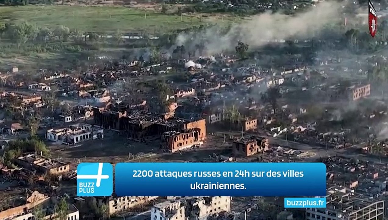 2200 attaques russes en 24h sur des villes ukrainiennes.