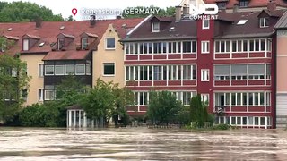 سیل در جنوب آلمان دست کم پنج کشته بر جای گذاشت؛ وضعیت همچنان بحرانی است
