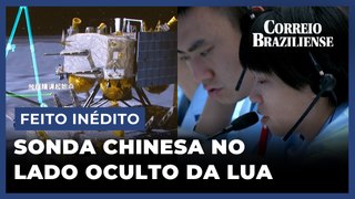 LADO OCULTO DA LUA: SONDA CHINESA COLHE AMOSTRAS  DE SOLO LUNAR EM FEITO INÉDITO