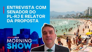 PEC deveria regular ACESSO dos banhistas às PRAIAS? Flávio Bolsonaro RESPONDE