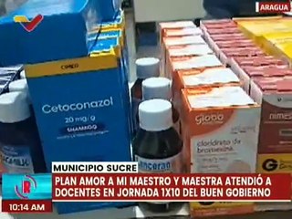 Aragua | Jornada Integral favorece a docentes del mun. Sucre a través del 1x10 del Buen Gobierno