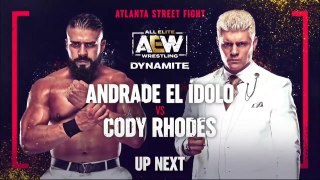 AEW Dynamite 12.01.2021 - Cody Rhodes vs Andrade El Idolo (Atlanta Street Fight)