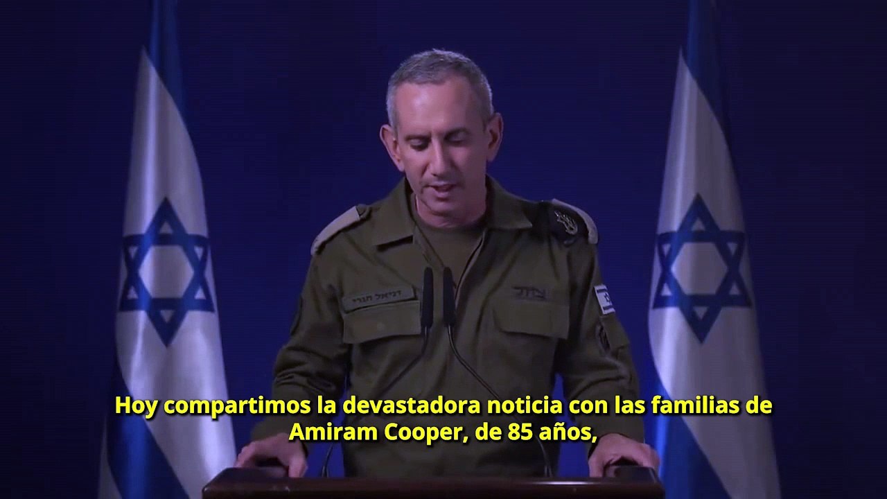 El Ejército israelí anuncia la muerte de cuatro rehenes israelíes en Gaza