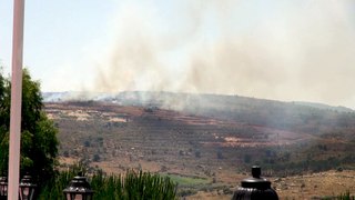 حرائق في جنوب لبنان إثر قصف إسرائيلي