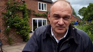 Short face to face with Liberal Democrat leader Ed Davey in North Shropshire