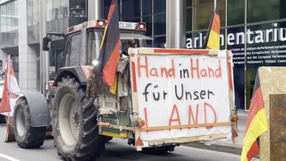 Nueva protesta de los agricultores en Bruselas contra la política agrícola de la Unión Europea