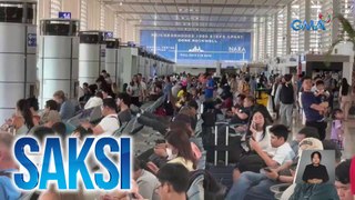 83 domestic flights, nakansela dahil sa pagputok ng Bulkang Kanlaon; ilang pasahero, stranded | Saksi