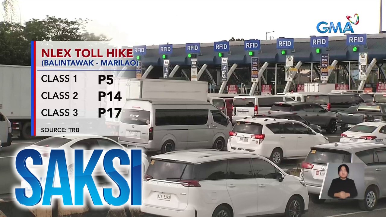 Ikalawang bugso ng dagdag-toll sa NLEX, ipinatupad na | Saksi