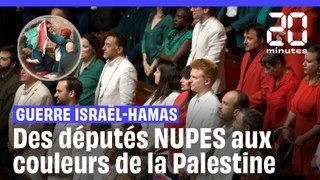 Guerre Israël-Hamas : Des députés de la NUPES habillés aux couleurs de la Palestine