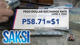 Halaga ng piso kontra dolyar, lalo pang sumadsad | Saksi