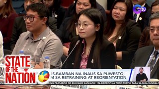 49 na pulis-Bamban na inalis sa puwesto, sasailalim sa retraining at reorientation | SONA