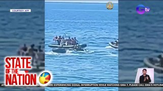 Video ng pang-aagaw ng China sa food supply para sa mga sundalo sa BRP Sierra Madre, inilabas ng AFP