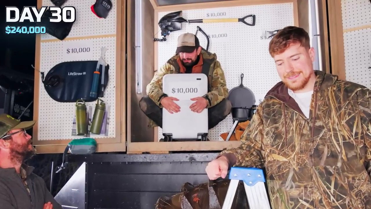 $10,000 Every Day You Survive In The Wilderness-U_Mrbeast_