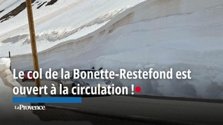 Le col de la Bonette-Restefond est ouvert à la circulation !