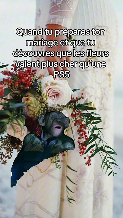 Quand tu prépares ton mariage et que tu découvres que les fleurs valent plus cher qu’une PS5