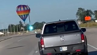 Hot air balloon strikes power lines in Indiana, seriously injuring several passengers