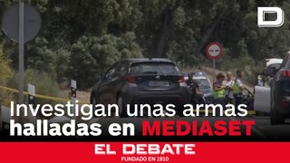 Investigan unas armas de fuego halladas frente a la sede de Mediaset por su posible relación con el tiroteo