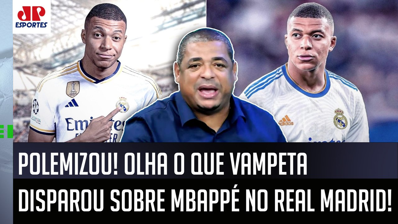 "O MBAPPÉ FOI BURRO! FOI UM ASNO! SABE POR QUÊ???" Vampeta POLEMIZA sobre ida ao Real Madrid!
