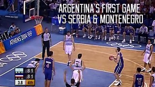 Ginobili encesta el buzzer beater frente a Serbia | Juegos Olímpicos 2004 Atenas | Segunda Ronda