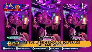 Melissa Paredes rompió la pista de baile en su despedida de soltera: ¿Anthony Aranda se coló?