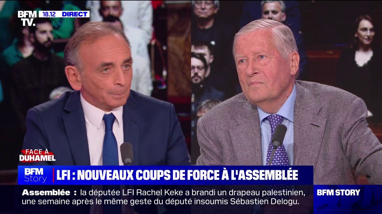 Éric Zemmour: Jean-Luc Mélenchon "veut arriver au second tour en 2027 grâce au vote arabo-musulman"