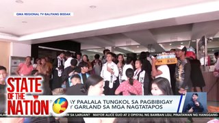 DepEd, may paalala tungkol sa pagbibigay ng money garland sa mga nagtatapos | SONA (Originally aired on June 3, 2024)