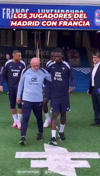 Mbappe, Camavinga y Mendy entrenando juntos con Francia