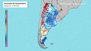 Anomalías de temperatura