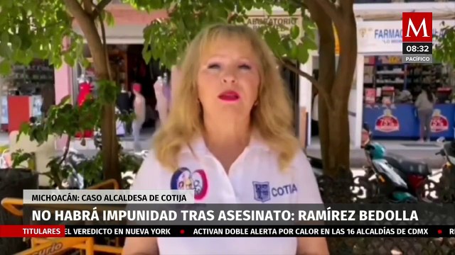 Alfredo Ramírez Bedolla asegura no habrá impunidad en asesinato de la alcaldesa de Cotija, Michoacán