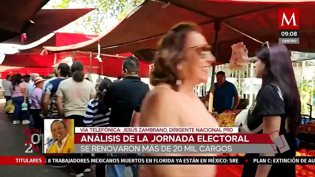 "Vamos a impugnar esta elección de estado": Jesús Zambrano sobre los resultados electorales