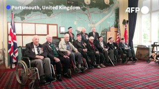 British veterans commemorate D-Day, 80 years on