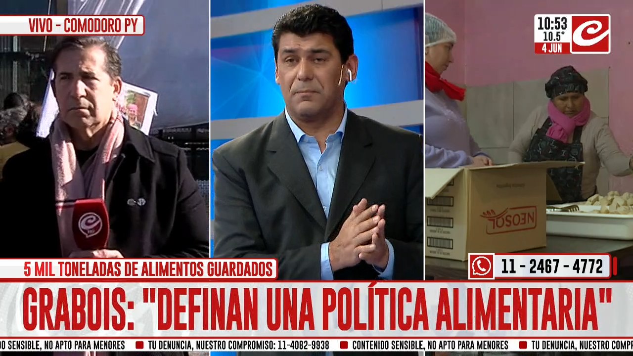 Así será el reparto de los alimentos que Capital Humano tenía almacenado en galpones y estaba por vencer