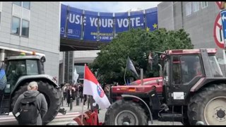 A Bruxelles tornano i trattori a pochi giorni dalle Europee