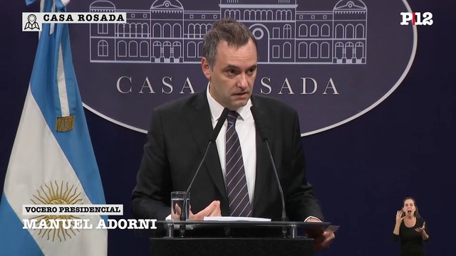 Adorni reiteró la frase de Milei sobre Posse: Ya es historia, com cualquier funcionario que se haya ido