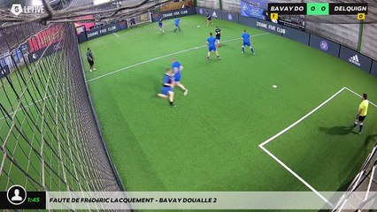 Faute de frédéric lacquement - BAVAY DOUALLE 2