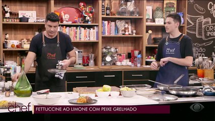 Fettuccine ao limone com peixe grelhado | Band Receitas