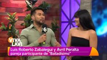 Luis Roberto y Avril Peralta, participantes de Bailadísimo