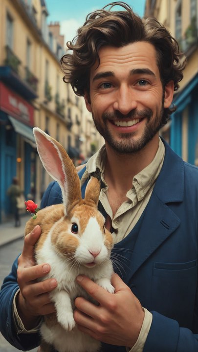 l'expression poser un lapin