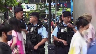 Polícia de Hong Kong realiza diversas operações no aniversário de Tiananmen