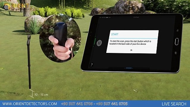 EVO a Smallest 3D Imaging Gold Detector in the World 9 - Live Scan