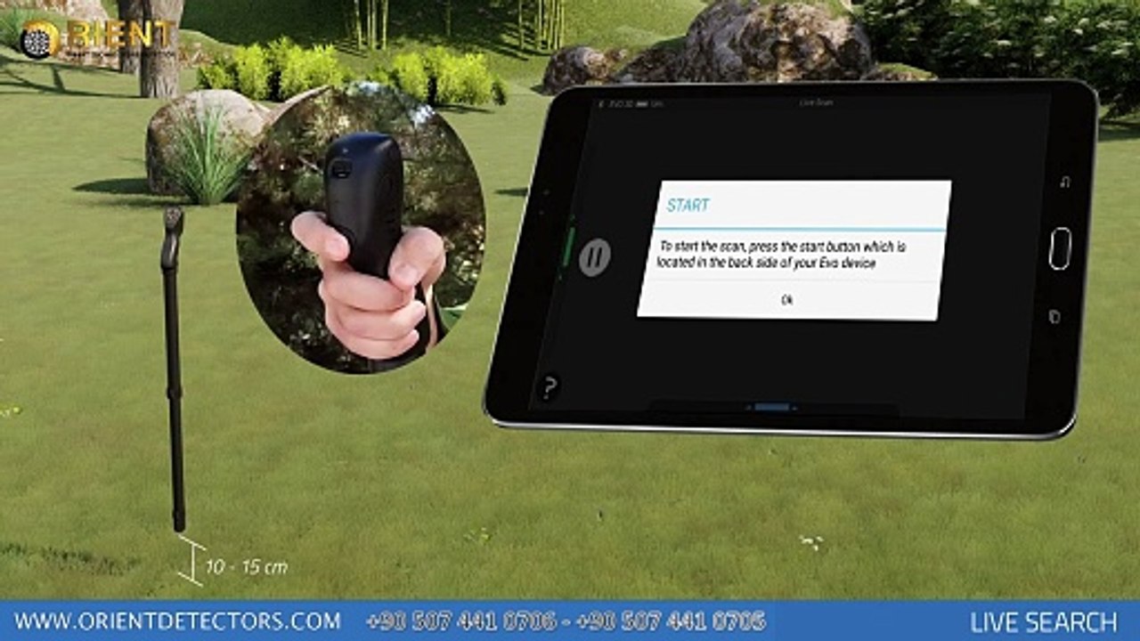 EVO a Smallest 3D Imaging Gold Detector in the World  9 - Live Scan